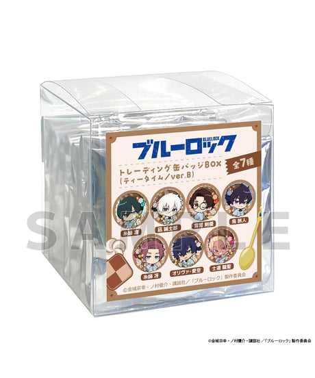[ブルーロック]トレーディング缶バッジ（ティータイム／ver.B）　7個入り1BOX　［Key-th ］