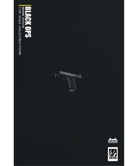 SALVOシリーズ SA01 ブラックオペレーションズ 1/12 完成品アクションフィギュア