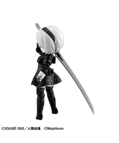 デスクトップアーミー NieR:Automata Ver1.1a コラボ ２B　彩色済可動フィギュア　[メガハウス]
