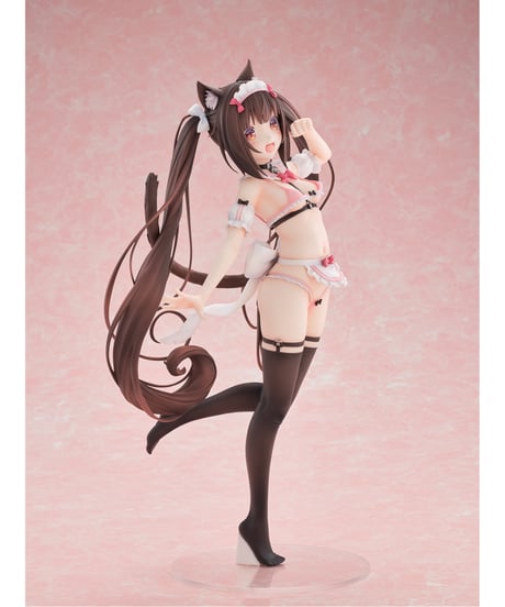 【予約】ネコぱら ショコラ マイクロビキニメイド-STD Edition-　1/5.5　塗装済み完成品　［オーキッドシード］