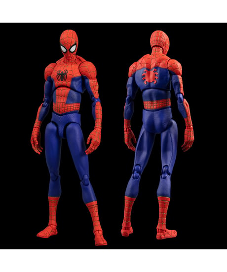 スパイダーマン：スパイダーバース　SVアクション ピーター・B・ パーカー／スパイダーマン  通常版（二次再販）　 PVC&ABS製　塗装済み可動フィギュア　［千値練］