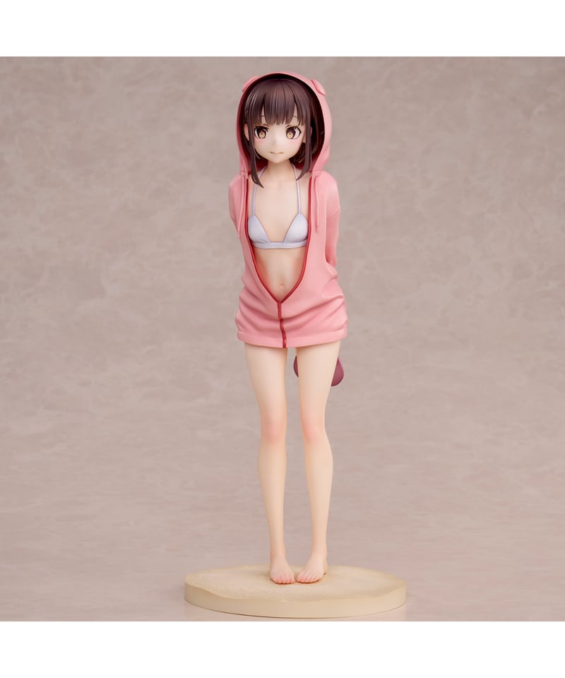 jonsunイラスト『水着パーカー ミサキ』 彩色済み完成品フィギュア