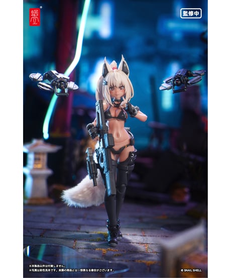 【予約】RA-04 狐火戦姫 穂乃火 水着Ver. 1/12 完成品アクションフィギュア　［エレガント］