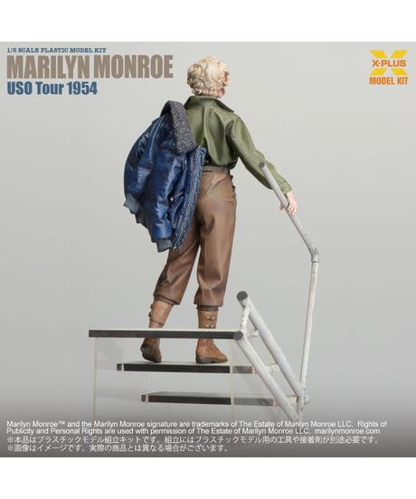 【予約】1/8スケール マリリン・モンロー （U.S.O. ツアー 1954）プラスチックモデルキット（再販）　［エクスプラス］