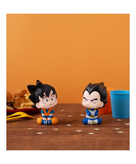 【送料無料】るかっぷ ドラゴンボールDAIMA 孫悟空(ミニ)/ベジータ(ミニ)　全２種　彩色済みフィギュア　［メガハウス］
