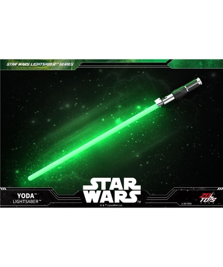 【予約】「スター・ウォーズ」ライトセーバー ④ヨーダ (緑)　［ZD TOYS］