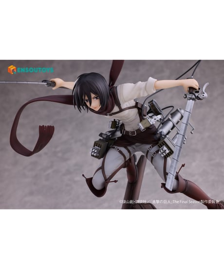 【予約】進撃の巨人 ミカサ・アッカーマン 1/7 完成品フィギュア 特典版　［ENSOUTOYS］