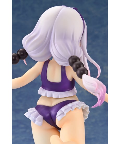 カンナカムイ はまべでウキウキ水着Ver.（紫）　1/6スケール　塗装済み完成品　小林さんちのメイドラゴン　［回天堂］