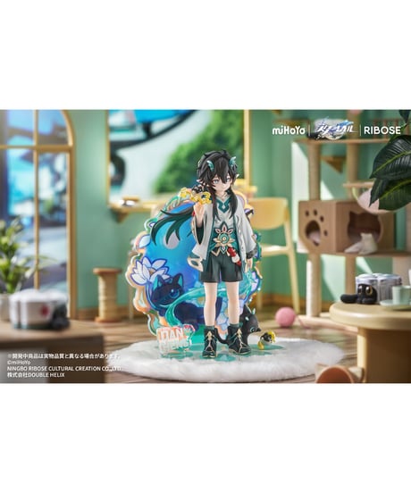 RISE UP+ 崩壊：スターレイル ちびねこシリーズ フィギュア 丹恒・飲月 Ver. 完成品フィギュア　[RIBOSE]