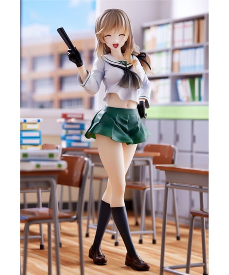 島田 千代［大洗女子］1/7スケールフィギュア　完成品　【ガールズ＆パンツァー】
