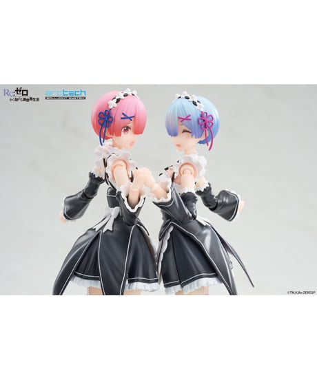 ARCTECH可動シリーズ Re:ゼロから始める異世界生活 ラム＆レム セット　1/8　塗装済み完成品　［APEX-TOYS］