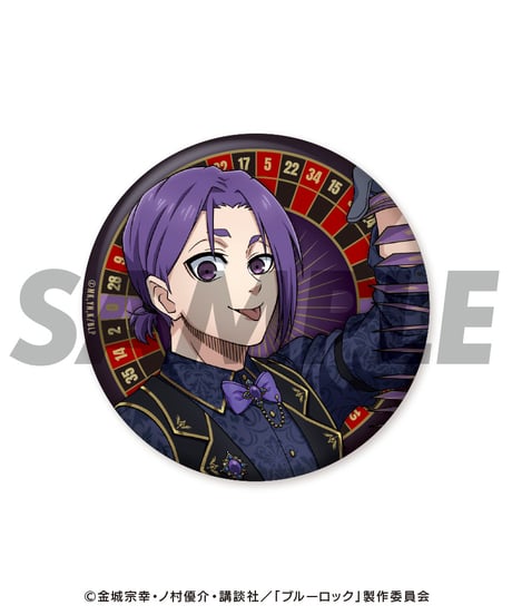 ブルーロックCASINOディーラー トレーディングメタリック缶バッジ　１４個入り１BOX