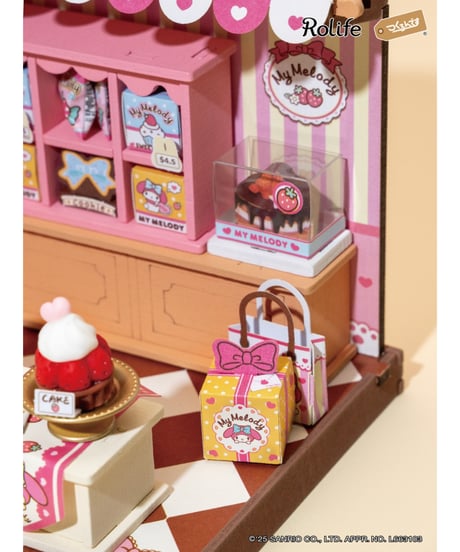DAミニチュアハウス　マイメロディのケーキ屋さん ［ROBOTIME］
