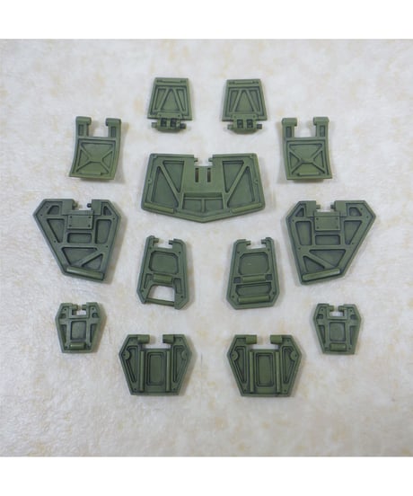 【予約】装甲騎兵ボトムズ レジンキャスト製組立キット 1/24スコープドッグ用 ハイディテール スカート・アーマーキット　［ＲＣベルグ］