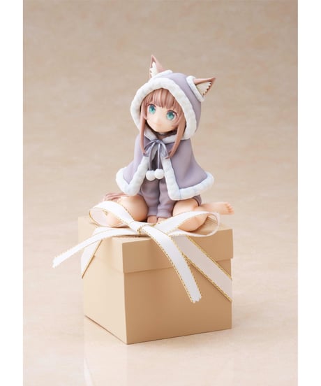 Palette うちのねこが女の子でかわいい おきがえコレクション　プレゼントきなこ　PVC/ABS製　塗装済み完成品フィギュア