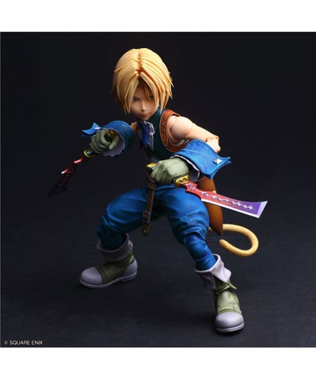 ファイナルファンタジーIX PLAY ARTS真 ジタン・トライバル　彩色済み完成品フィギュア　［スクウェア・エニックス］