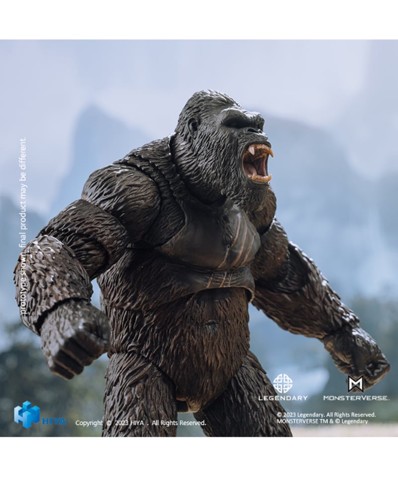 レア！ キングコング アクションフィギュア 髑髏島の巨神 映画のオリジナルCGデータを使用！『キングコング：髑髏島の巨神