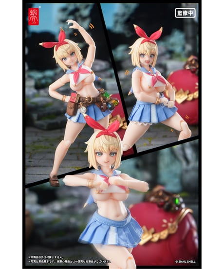 【予約】RPGEX-06 冒険者 スネイル 1/12 完成品アクションフィギュア　[蝸之殼Snail Shell]