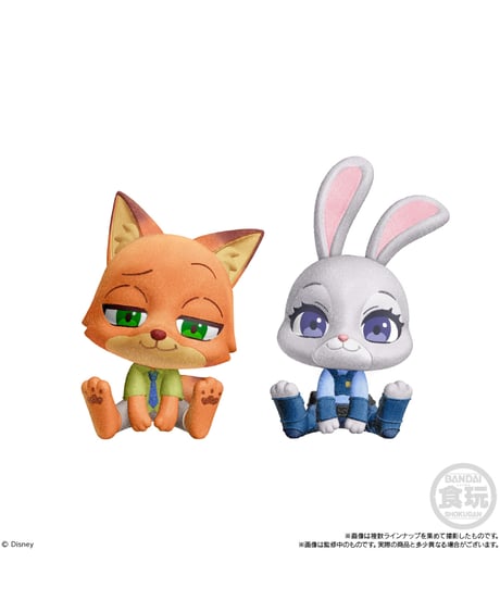 モフきゅんおすわりどーる ディズニーキャラクターズ　10個入り1BOX　［バンダイ］