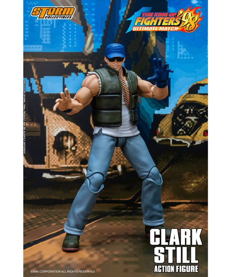 【予約】ザ・キング・オブ・ファイターズ '98 アルティメットマッチ アクションフィギュア クラーク・スティル　［ストーム コレクティブルズ］