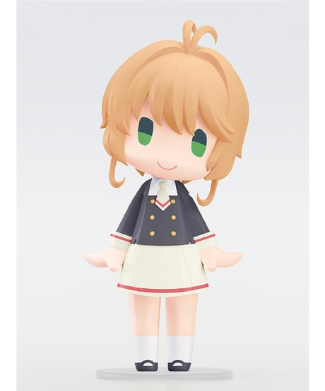 HELLO! GOOD SMILE 木之本桜 友枝中学校制服Ver.　塗装済み可動フィギュア　カードキャプターさくら クリアカード編　［グッドスマイルカンパニー］