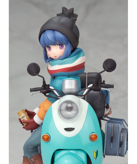 【予約】志摩 リン with スクーター【再販】　1/10スケール　PVC&ABS製塗装済完成品　ゆるキャン△　［アルター］