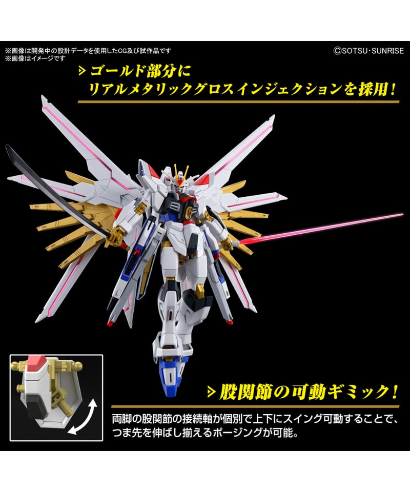 HGマイティーストライクフリーダムガンダムフルメタリック仕様