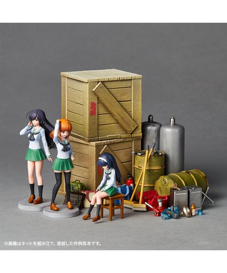 ARTPLA ガールズ＆パンツァー 最終章　ガレージセット[B]