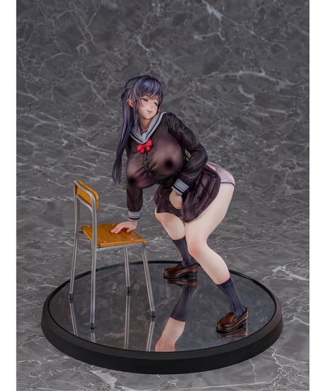 【予約】宮前詩帆 放課後バック illustration by 弱電波(健全Ver.)　1/6　PVC塗装済み完成品　［ダイキ工業］
