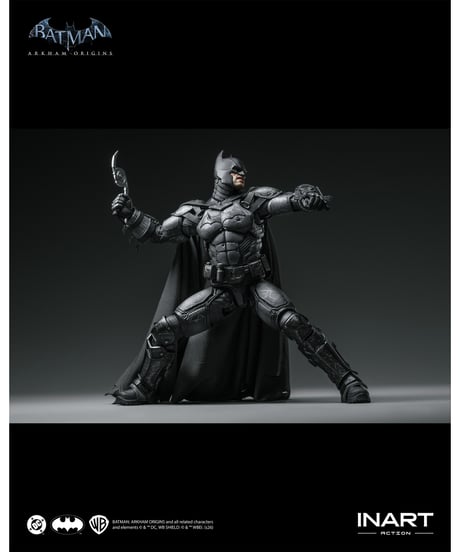 【予約】バットマン（バットマン：アーカム・ビギンズ）バトルダメージ ver. アクションフィギュア　［INART］