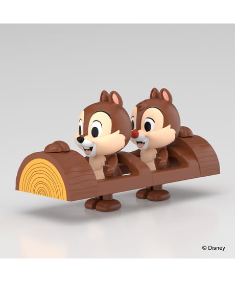 楽プラ トコトコ　ディズニー キャラクター チップ DP-10/デール DP-11/チップ＆デール DP-12　全３種