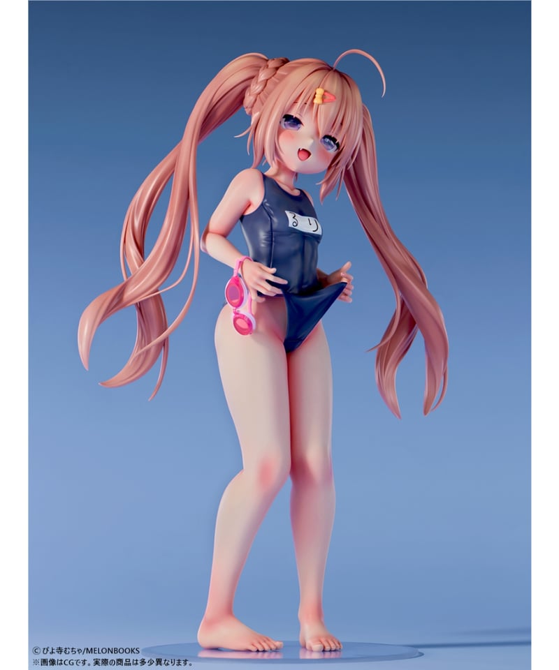 ぴよ寺むちゃ「るりちゃん」すくみずきゅっver. 1/5スケール塗装済み