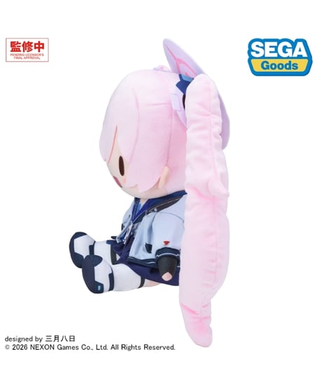 【予約】ブルーアーカイブ　 コユキ　ふわぷち　ぬいぐるみ（Ｌ）　[セガ フェイブ]