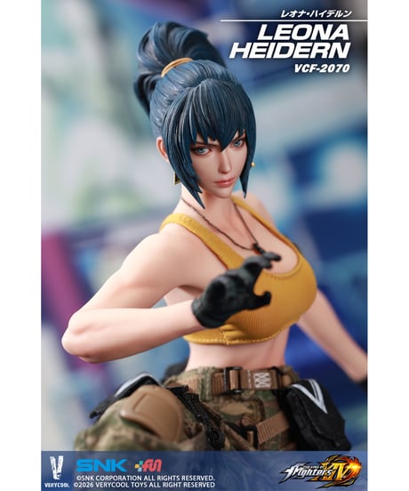 【予約】King of Fighters XIV 1/6 コレクティブル アクションフィギュア レオナ・ハイデルン　［ベリークール］