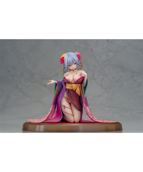 【予約】主従えくすたしー 紫音　花魁Ver.(健全Ver.)　 1/7スケール　PVC塗装済み完成品 　［ダイキ工業］