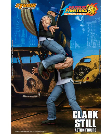 【予約】ザ・キング・オブ・ファイターズ '98 アルティメットマッチ アクションフィギュア クラーク・スティル　［ストーム コレクティブルズ］