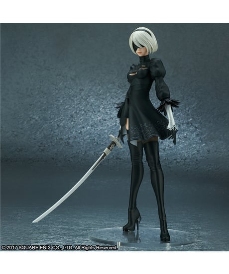 NieR:Automata 2B (ヨルハ 二号 B型) ＜DX版＞　PVC塗装済完成品　［スクウェア・エニックス］