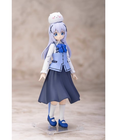 【予約】プラスチックキット「プラフィア　チノ」　ご注文はうさぎですか？ BLOOM　[PLUM]