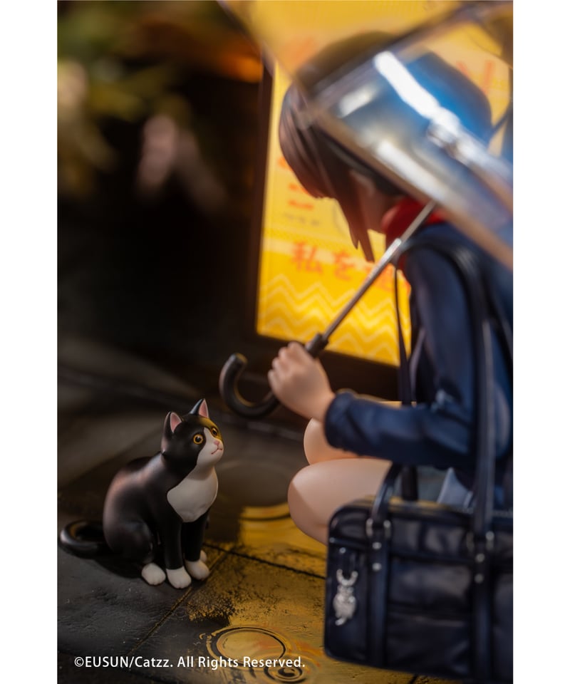 予約】「雨の日」——出会い Illustrated by Catzz 1/7 完成品フィギュ
