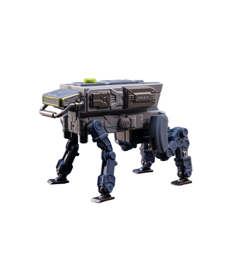 【予約】長安衛メカ・バイク 交通警察仕様 可動フィギュア　[MOSHOWTOYS]