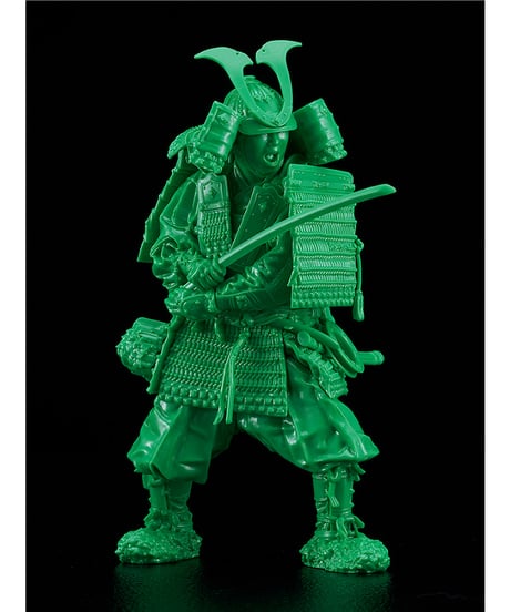 PLAMAX 1/12 鎌倉時代の鎧武者緑の装 Green color edition　組み立て式プラモデル