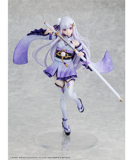 エミリア 戦装束ver.　1/7スケール　塗装済み完成品　Re:ゼロから始める異世界生活　[KADOKAWA]