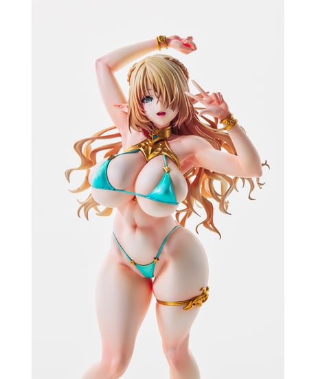 ヴェルテクス・オリジナルズ　エルフ村　第８村人 セシル 沐浴着ver.　1/6　塗装済み完成品フィギュア　［ヴェルテクス］