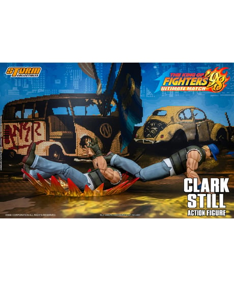【予約】ザ・キング・オブ・ファイターズ '98 アルティメットマッチ アクションフィギュア クラーク・スティル　［ストーム コレクティブルズ］