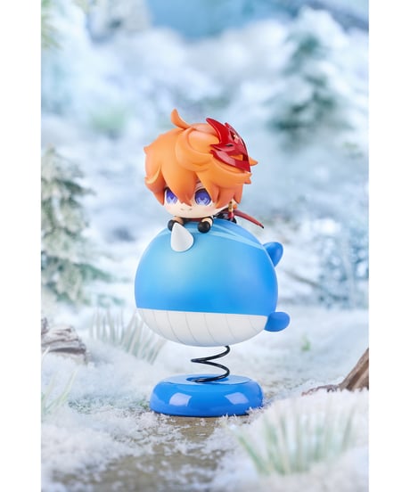 原神 タルタリヤ ちびキャラゆらゆらスタンド　塗装済み完成品