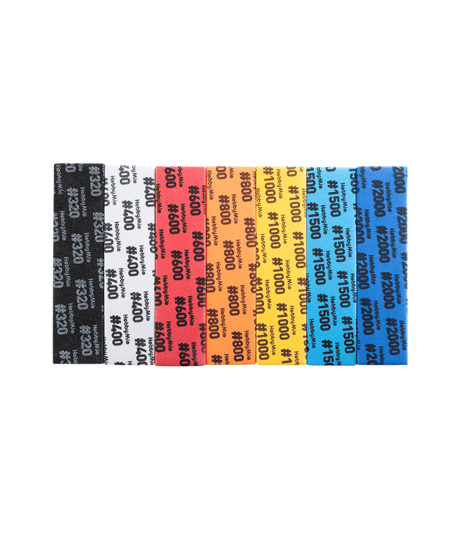 【送料無料】超 耐久型 スポンジ サンドペーパー 2.0 厚さ3mm 10枚入り #320/#400/#600/#800/#1000/#1500/#2000　全７種　［HOBBY MIO］