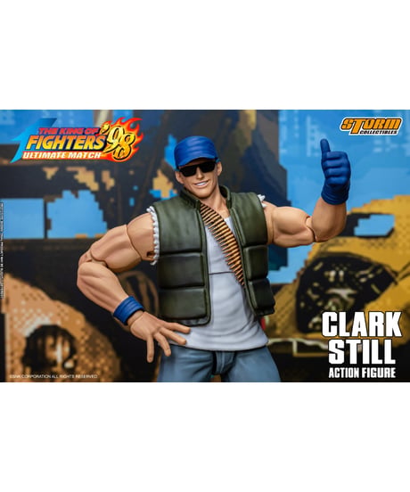 【予約】ザ・キング・オブ・ファイターズ '98 アルティメットマッチ アクションフィギュア クラーク・スティル　［ストーム コレクティブルズ］