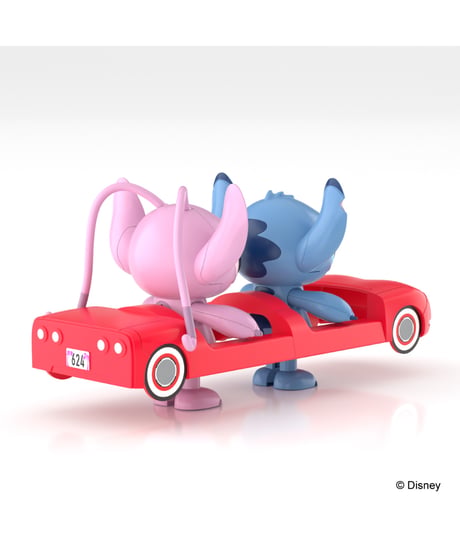楽プラ トコトコ　DP-15　ディズニー キャラクター スティッチ＆エンジェル	　［アオシマ］