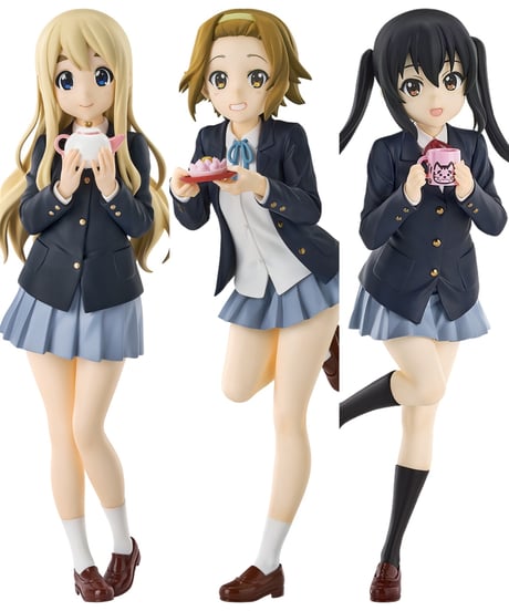 POP UP PARADE 琴吹紬 L size/田井中律 L size/中野梓 L size　全３種　塗装済み完成品　けいおん！　[グッドスマイルアーツ上海]