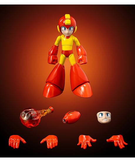 MDLX ロックマン（ファイヤーストーム）　塗装済み可動フィギュア